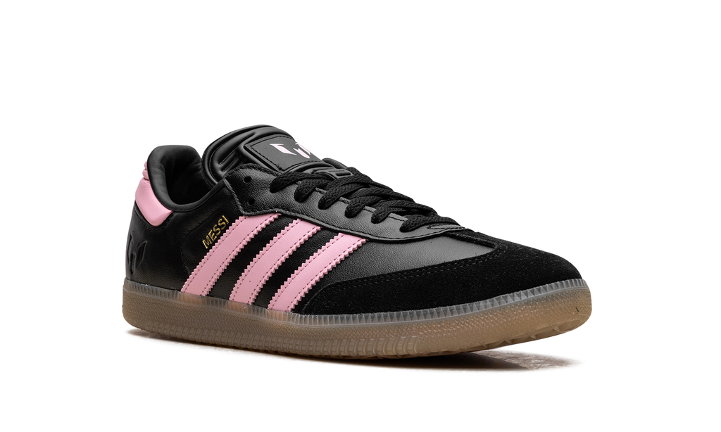 Samba Messi Indoor "Core Black / Gold Metallic / Gum" JP7845